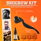 تكبير وملأ فراغات اللحية مع ديرما رولر