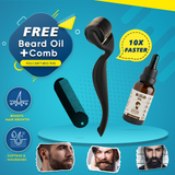 تكبير وملأ فراغات اللحية مع ديرما رولر